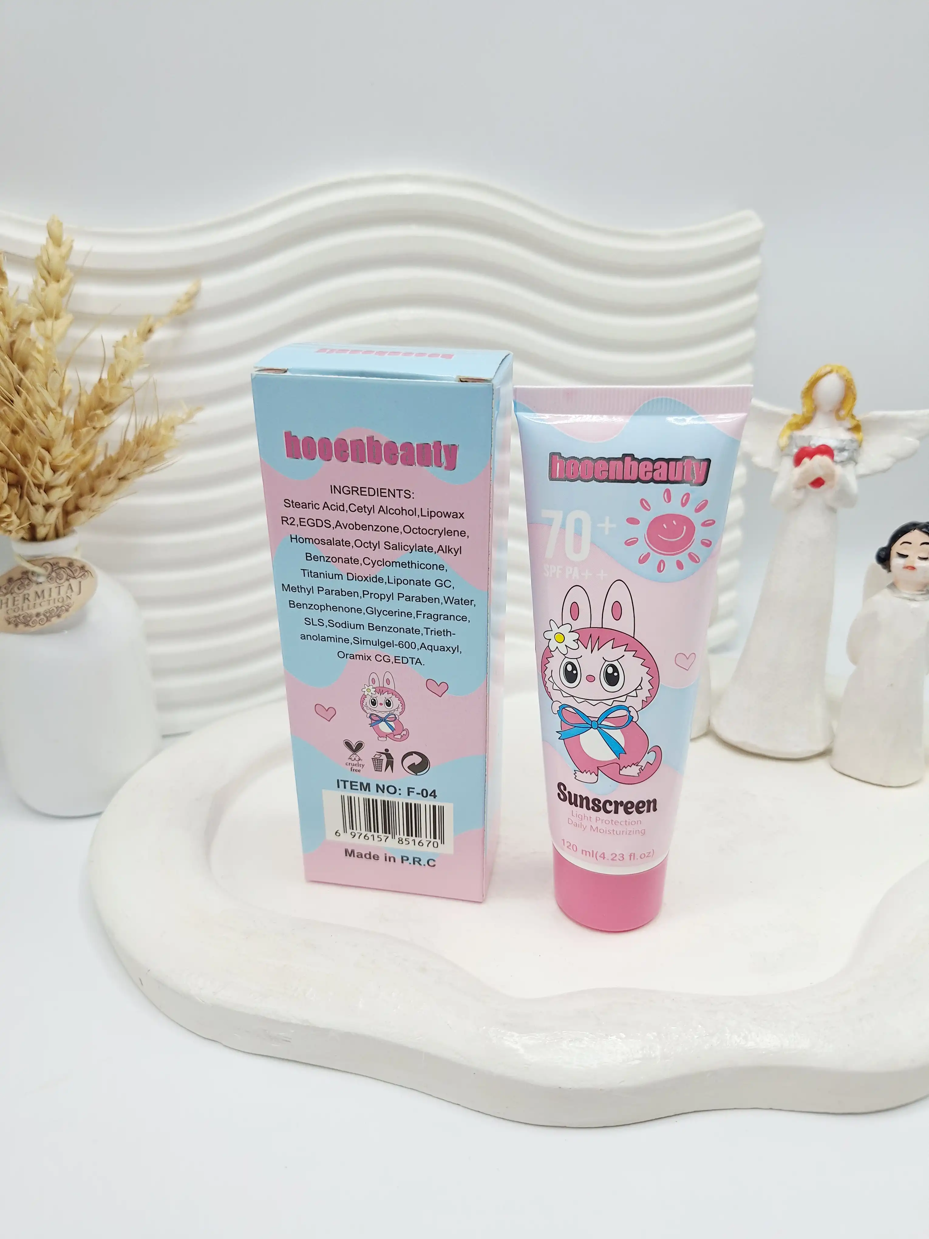 کرم ضدآفتاب SPF70 مرطوب‌کننده هوون بیوتی لبوبو کد 1670